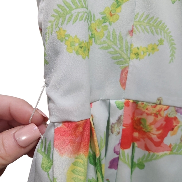 Baker By Ted Baker Girls Chadie Wallpaper Floral Dress Size 14 School Party ** - Picture 3 of 13